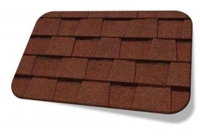 Гибкая черепица CertainTeed Cottage Red Гибкая черепица CertainTeed Cottage Red