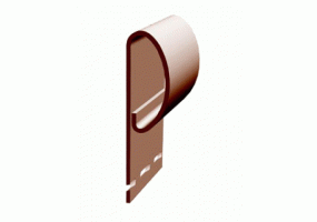 ФИНИШНЫЙ ПРОФИЛЬ UNDERSILL TRIM, КАПУЧИНО