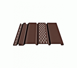 СОФИТ С ЦЕНТРАЛЬНОЙ ПЕРФОРАЦИЕЙ T4-SOFFIT, ШОКОЛАД