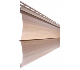 Сайдинг Текос Natural Wood Effect оцилиндрованный брус двойной (Блокхаус) Канадский дуб