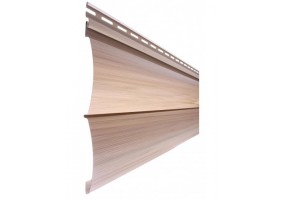 Сайдинг Текос Natural Wood Effect оцилиндрованный брус двойной (Блокхаус) Канадский дуб